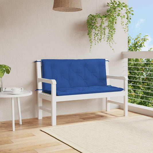 Tuinbankkussen 120x(50+50)x7 cm oxford stof blauw is nu te koop bij PeponiXL, paradijselijk wonen!