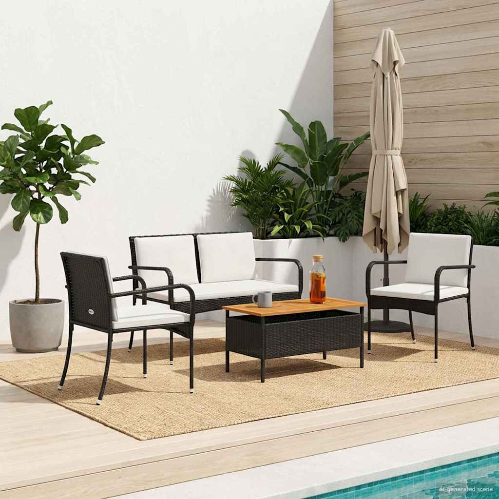 Tuin set met kussen staal is nu te koop bij PeponiXL, paradijselijk wonen!