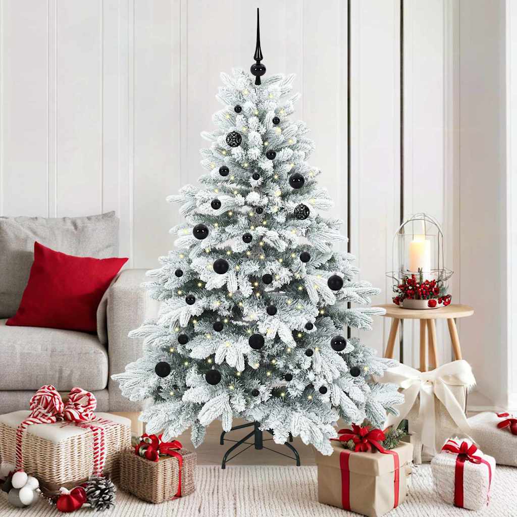 Kunstkerstboom met 150 LED met standaard Wit 150 cm PE en PVC is nu te koop bij PeponiXL, paradijselijk wonen!