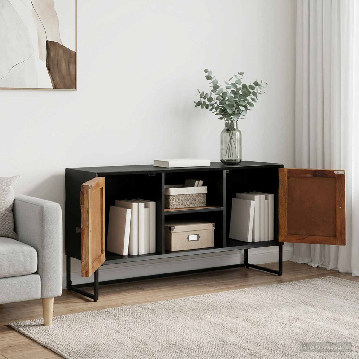 Dressoir 105 x 30 x 55 cm is nu te koop bij PeponiXL, paradijselijk wonen!