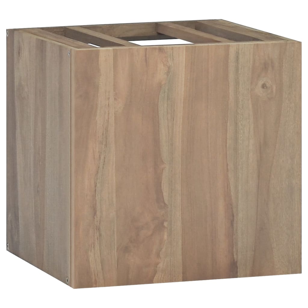 Badkamerwandkast 46x25,5x40 cm massief teakhout is nu te koop bij PeponiXL, paradijselijk wonen!