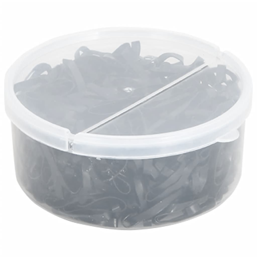 Haarelastiekjes paard 500 st silicone zwart is nu te koop bij PeponiXL, paradijselijk wonen!