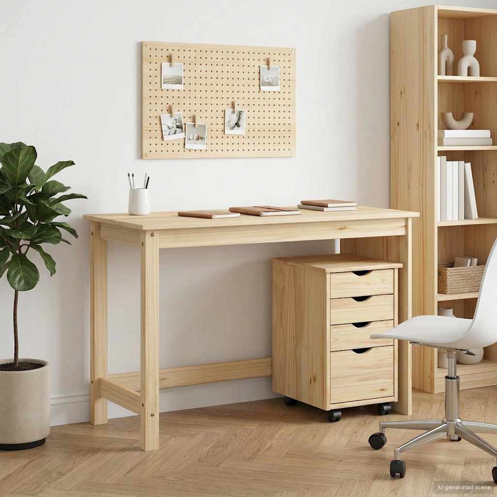 Bureau Kas Set 2 st Bruin Massief grenenhout is nu te koop bij PeponiXL, paradijselijk wonen!