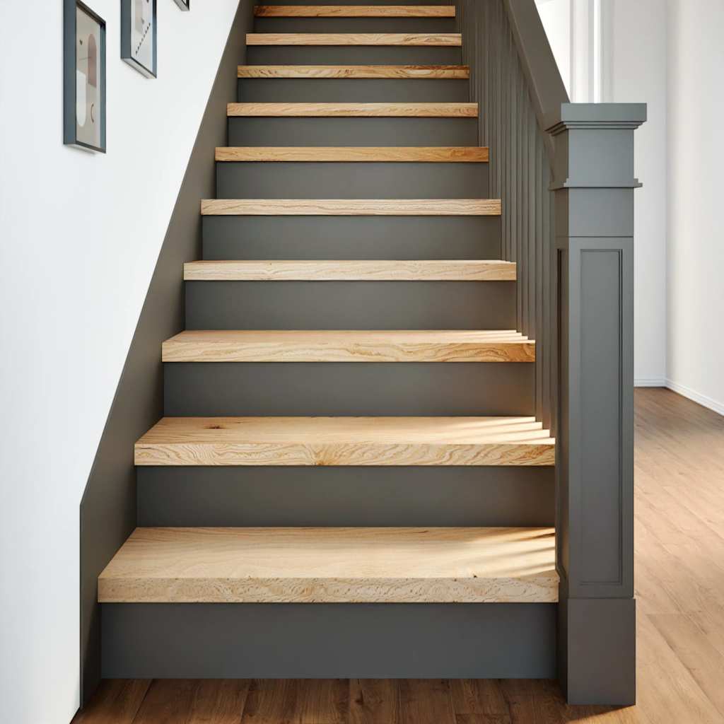 Traptreden 2 st 70x30x2 cm onbehandeld massief eikenhout is nu te koop bij PeponiXL, paradijselijk wonen!