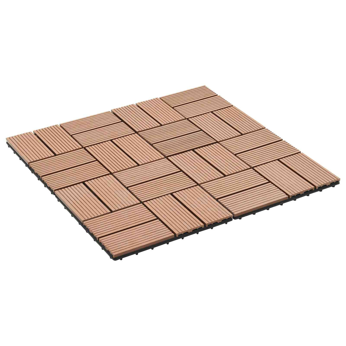 Terras Tegel 22 pcs Bruin 30 x 30 cm WPC is nu te koop bij PeponiXL, paradijselijk wonen!