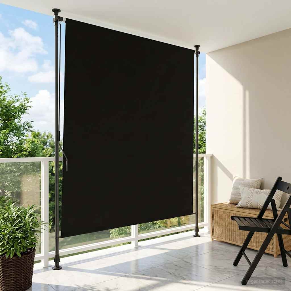 Buiten Rolgordijn Zwart 200 x 270 cm is nu te koop bij PeponiXL, paradijselijk wonen!