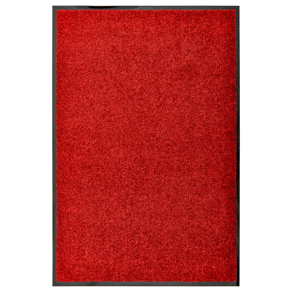 Deurmat wasbaar 60x90 cm rood is nu te koop bij PeponiXL, paradijselijk wonen!