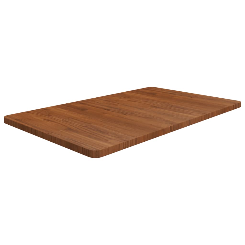 Wastafelblad 100x60x2,5cm behandeld massief hout donkerbruin is nu te koop bij PeponiXL, paradijselijk wonen!