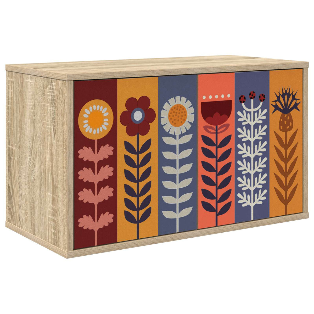 Wandgemonteerd tv-meubel ESSEN 69 x 33 x 40 cm Sonoma Eiken is nu te koop bij PeponiXL, paradijselijk wonen!