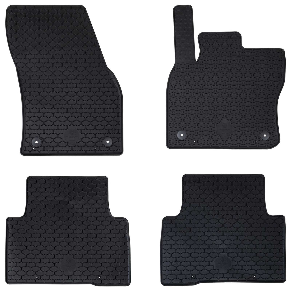 Autobodemmat 4 pcs Zwart geschikt voor VW TIGUAN 2016-2023 is nu te koop bij PeponiXL, paradijselijk wonen!