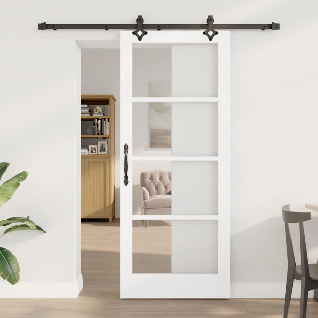 Schuifdeur ORKDAL Wit en zwart 83 x 202 cm is nu te koop bij PeponiXL, paradijselijk wonen!