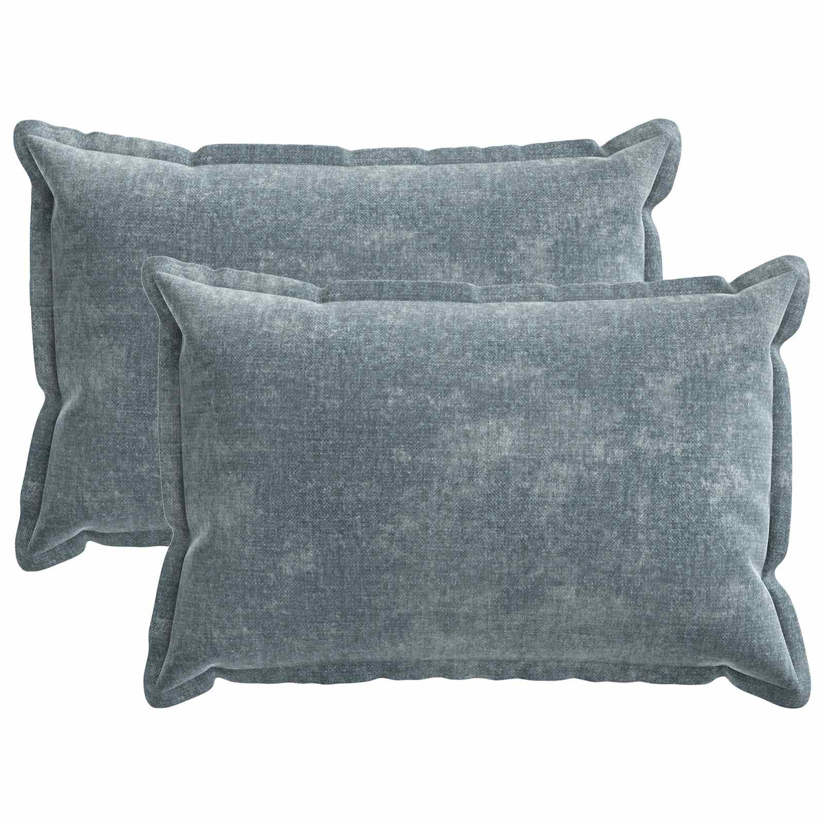 Kussensloop 2 st HOUTEN Lichtblauw 50 x 75 cm Chenille Stof is nu te koop bij PeponiXL, paradijselijk wonen!