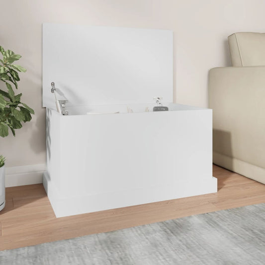 Opbergbox Wit 70x40x38 cm Bewerkt Hout is nu te koop bij PeponiXL, paradijselijk wonen!