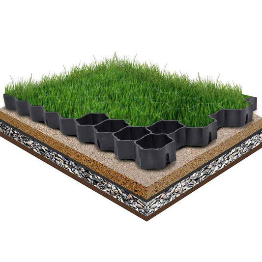 Grasroosters 16 st 60x40x3 cm kunststof groen is nu te koop bij PeponiXL, paradijselijk wonen!