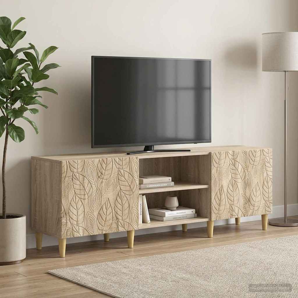 TV-kast 150 x 31 x 50 cm Sonoma Eiken Bewerkt hout is nu te koop bij PeponiXL, paradijselijk wonen!