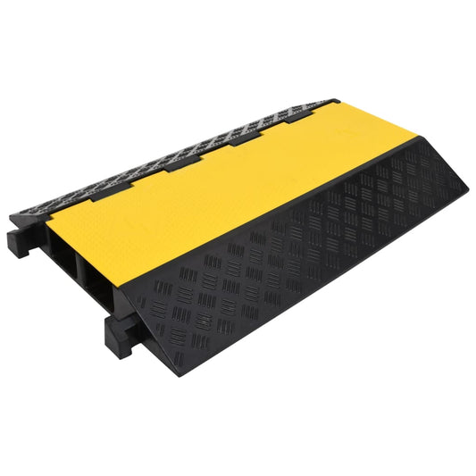 Kabelbeschermer drempel met 2 tunnels 90 cm rubber is nu te koop bij PeponiXL, paradijselijk wonen!