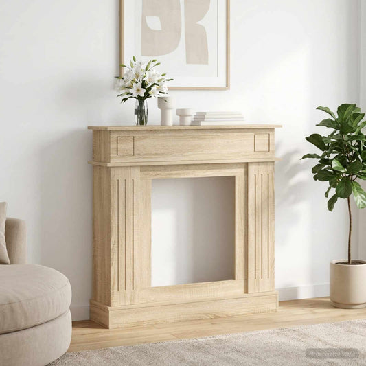 Haardomlijsting Sonoma Eiken 102 x 26 x 100 cm Bewerkt hout is nu te koop bij PeponiXL, paradijselijk wonen!