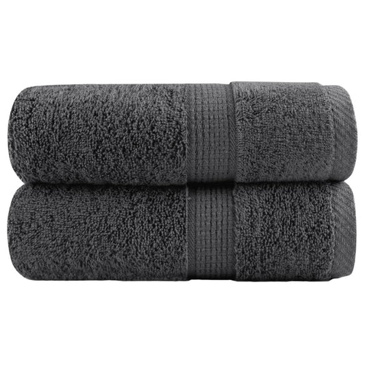 Premium washandjes SOLUND 2 stuks antraciet 30x30 cm 600 g/m² is nu te koop bij PeponiXL, paradijselijk wonen!