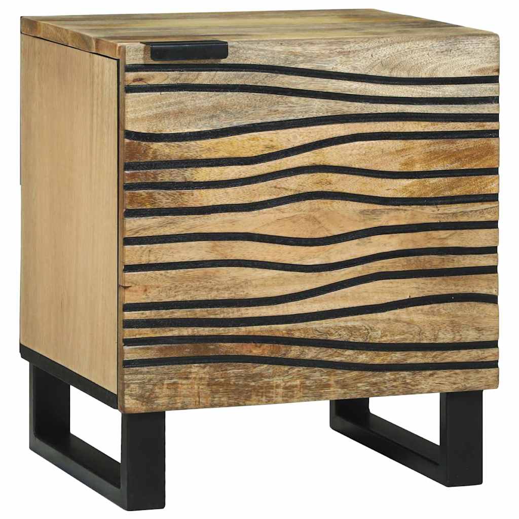 Nachtkastje Bruin 40 x 33 x 46 cm Massief acaciahout is nu te koop bij PeponiXL, paradijselijk wonen!