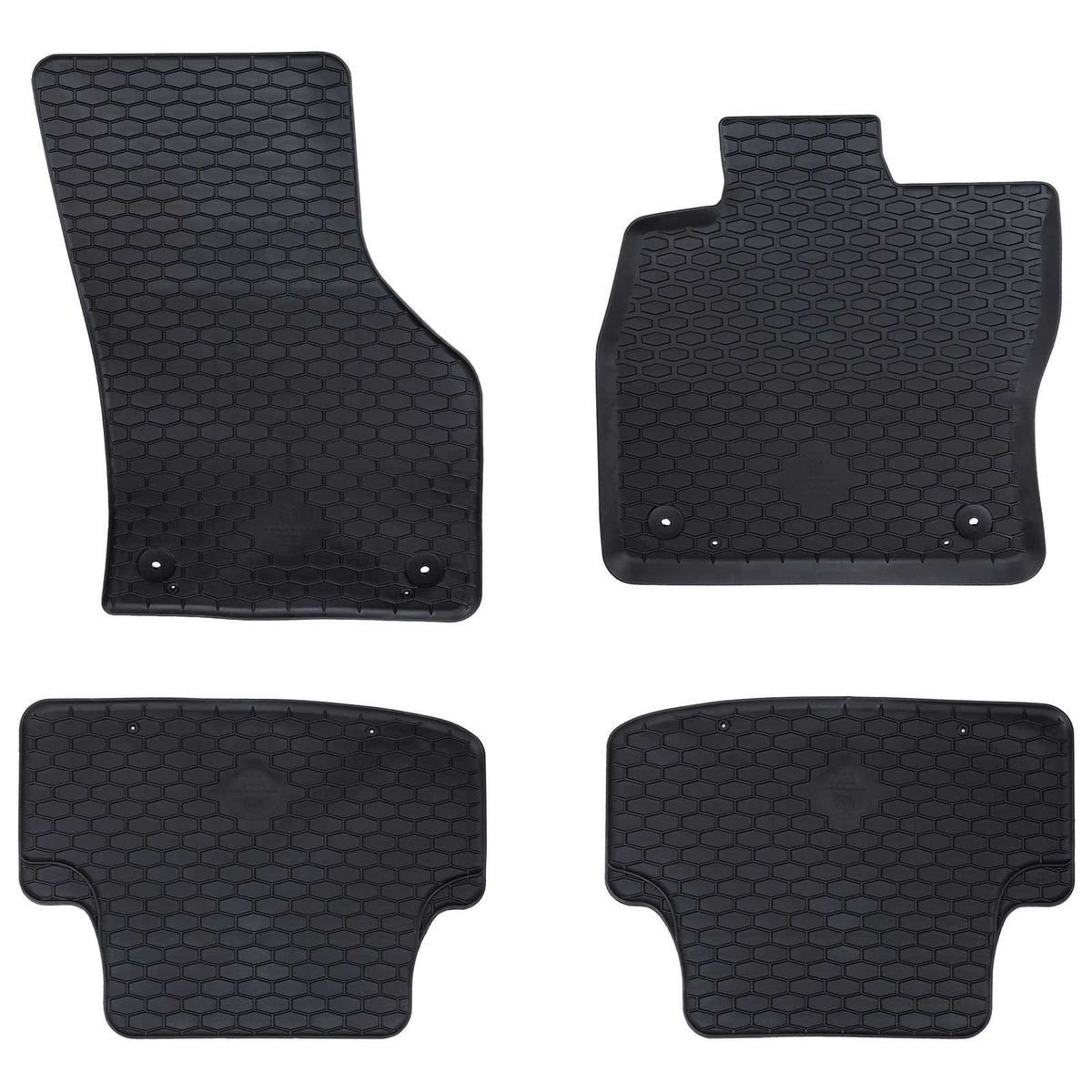 Autovloermat 4 stuks Zwart geschikt voor Audi A3 2012-2020 Rubber is nu te koop bij PeponiXL, paradijselijk wonen!