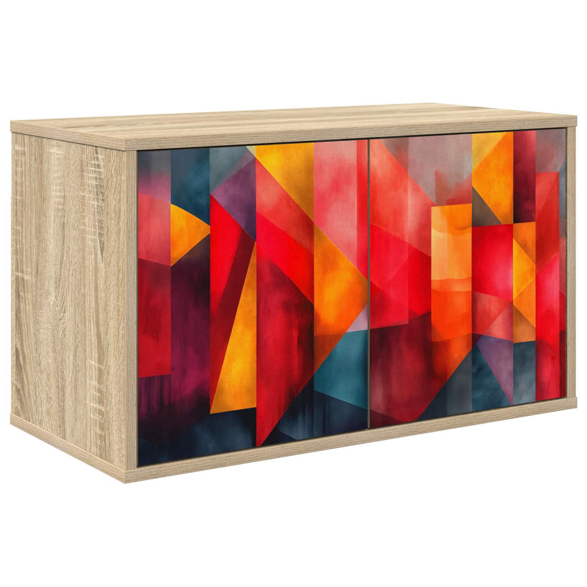 Wandgemonteerd tv-meubel HEESCH 69 x 33 x 40 cm Sonoma Eiken is nu te koop bij PeponiXL, paradijselijk wonen!