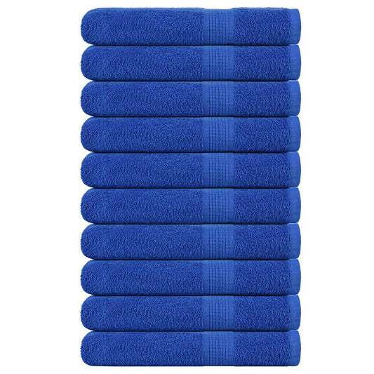 Handdoeken FROGN 10 st 100x200 cm 360 g/m² blauw is nu te koop bij PeponiXL, paradijselijk wonen!