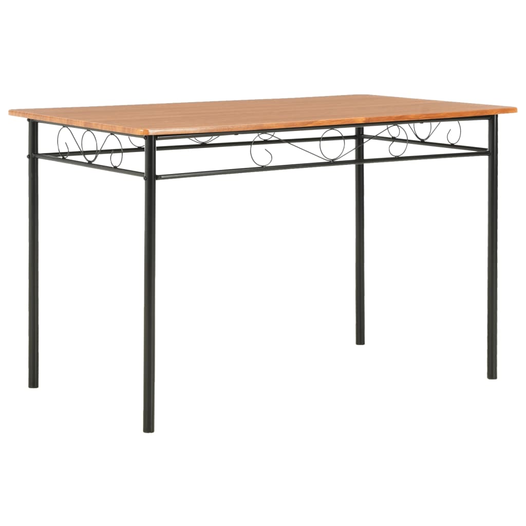 Eettafel 120x70x75 cm MDF bruin is nu te koop bij PeponiXL, paradijselijk wonen!