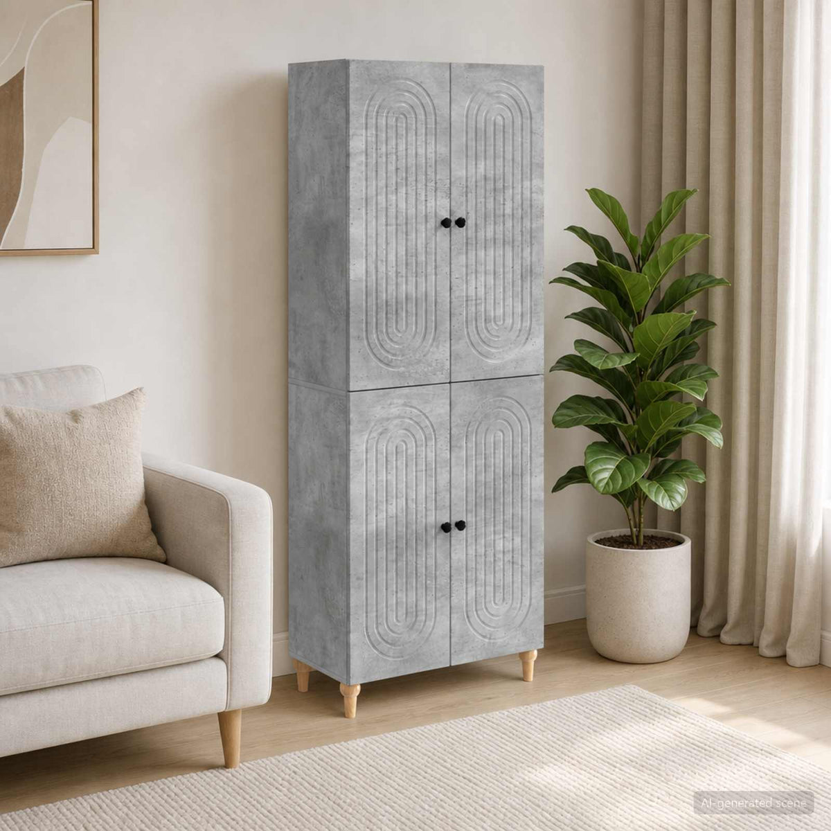 Kastenset 2 pcs 66 x 34,5 x 90 cm Bewerkt hout is nu te koop bij PeponiXL, paradijselijk wonen!