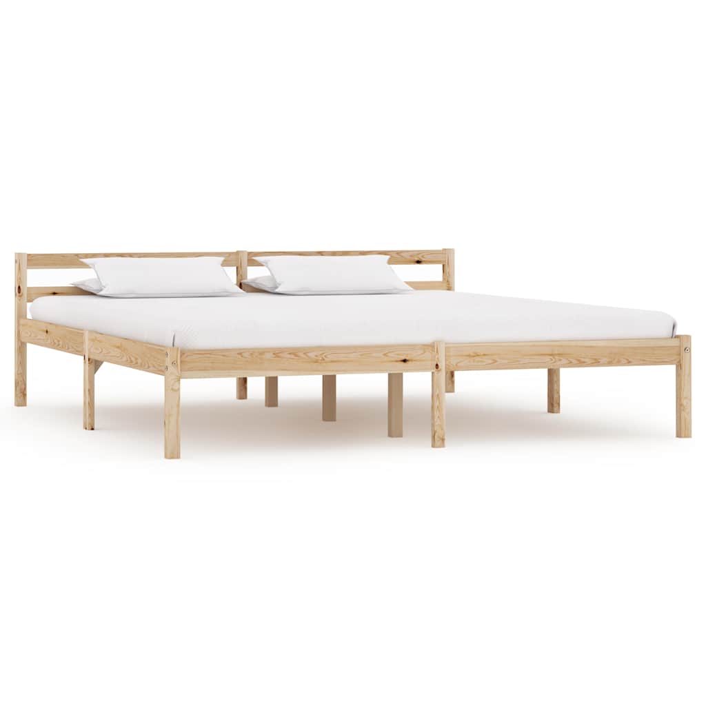 Bedframe massief grenenhout 160x200 cm is nu te koop bij PeponiXL, paradijselijk wonen!