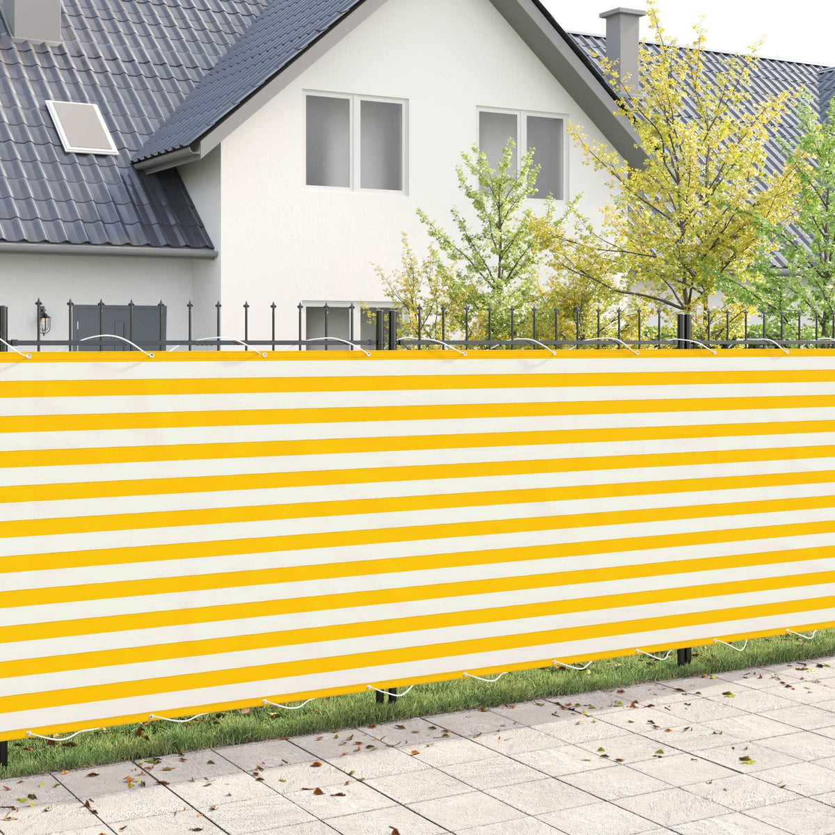 Balkon Privacy Scherm 200 x 700 cm Stof met PU-coating is nu te koop bij PeponiXL, paradijselijk wonen!