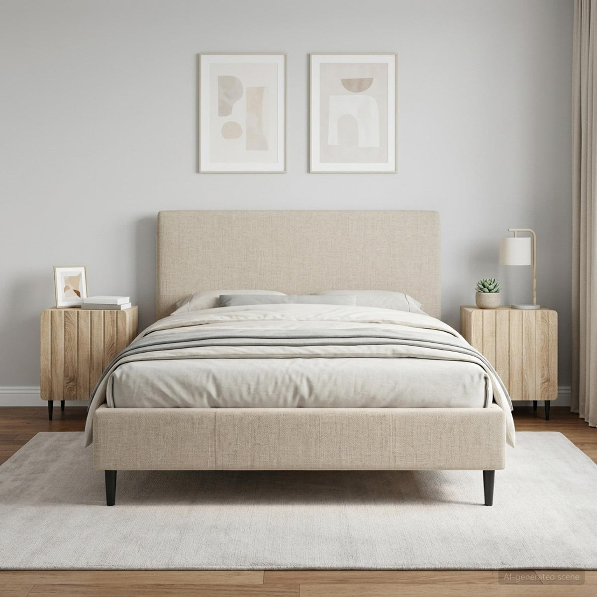 Nachtkastje 2 pcs Sonoma Eiken 43 x 34,5 x 52 cm Bewerkt hout is nu te koop bij PeponiXL, paradijselijk wonen!