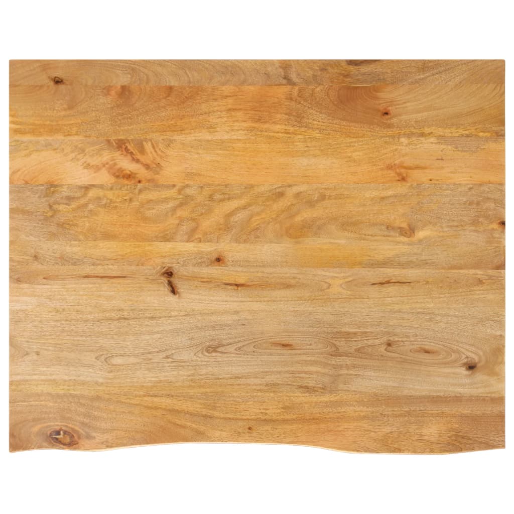 Tafelblad met natuurlijke rand 90x80x3,8 cm massief mangohout is nu te koop bij PeponiXL, paradijselijk wonen!