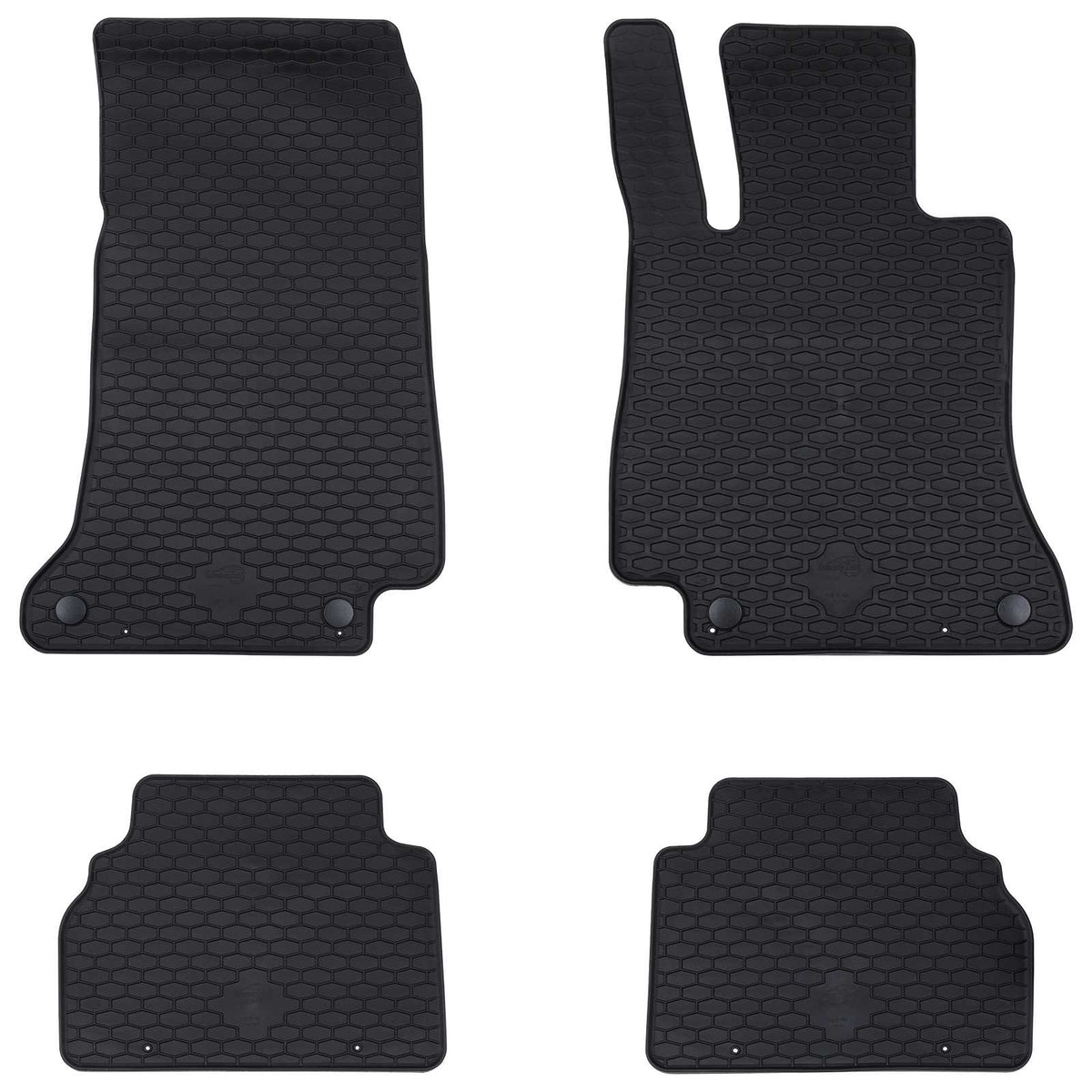Autobodemmat 4 pcs Zwart Rubber is nu te koop bij PeponiXL, paradijselijk wonen!