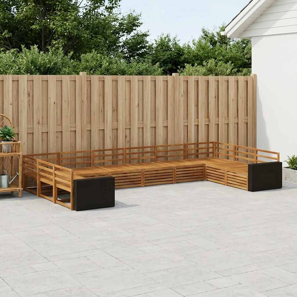 Sofa-Sets 10 pcs Massief Acaciahout is nu te koop bij PeponiXL, paradijselijk wonen!