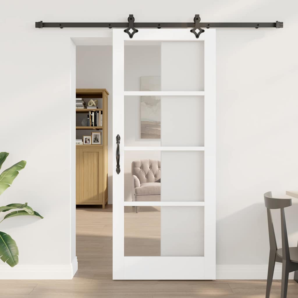 Schuifdeur ORKDAL Wit en zwart 83 x 202 cm is nu te koop bij PeponiXL, paradijselijk wonen!
