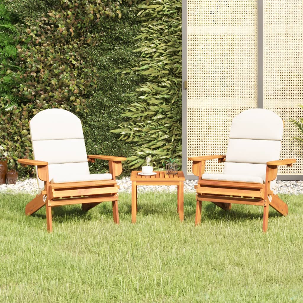 3-delige Loungeset Adirondack massief acaciahout is nu te koop bij PeponiXL, paradijselijk wonen!