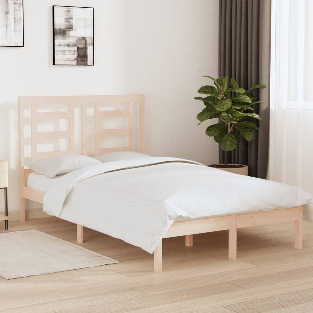 Bedframe zonder matras massief grenenhout 120x200 cm is nu te koop bij PeponiXL, paradijselijk wonen!