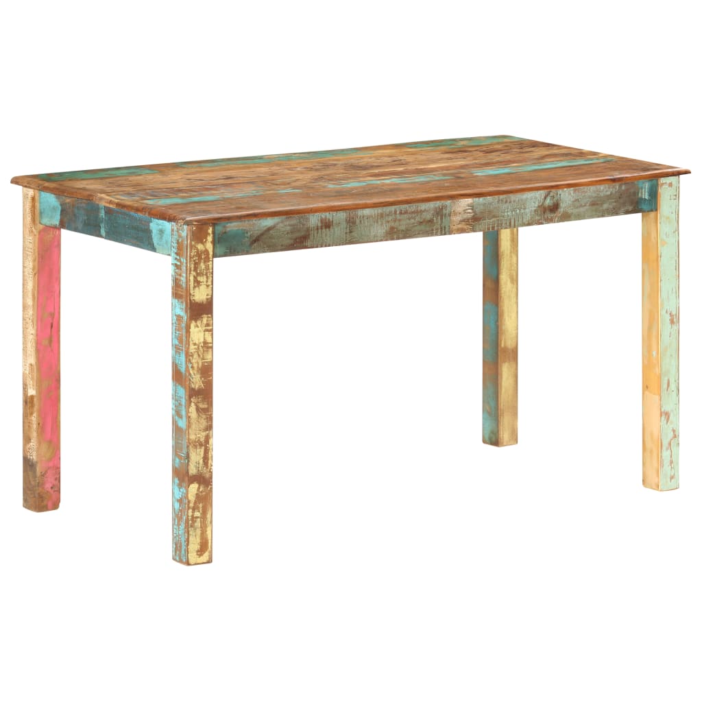 Eettafel 140x70x76 cm massief gerecycled hout is nu te koop bij PeponiXL, paradijselijk wonen!