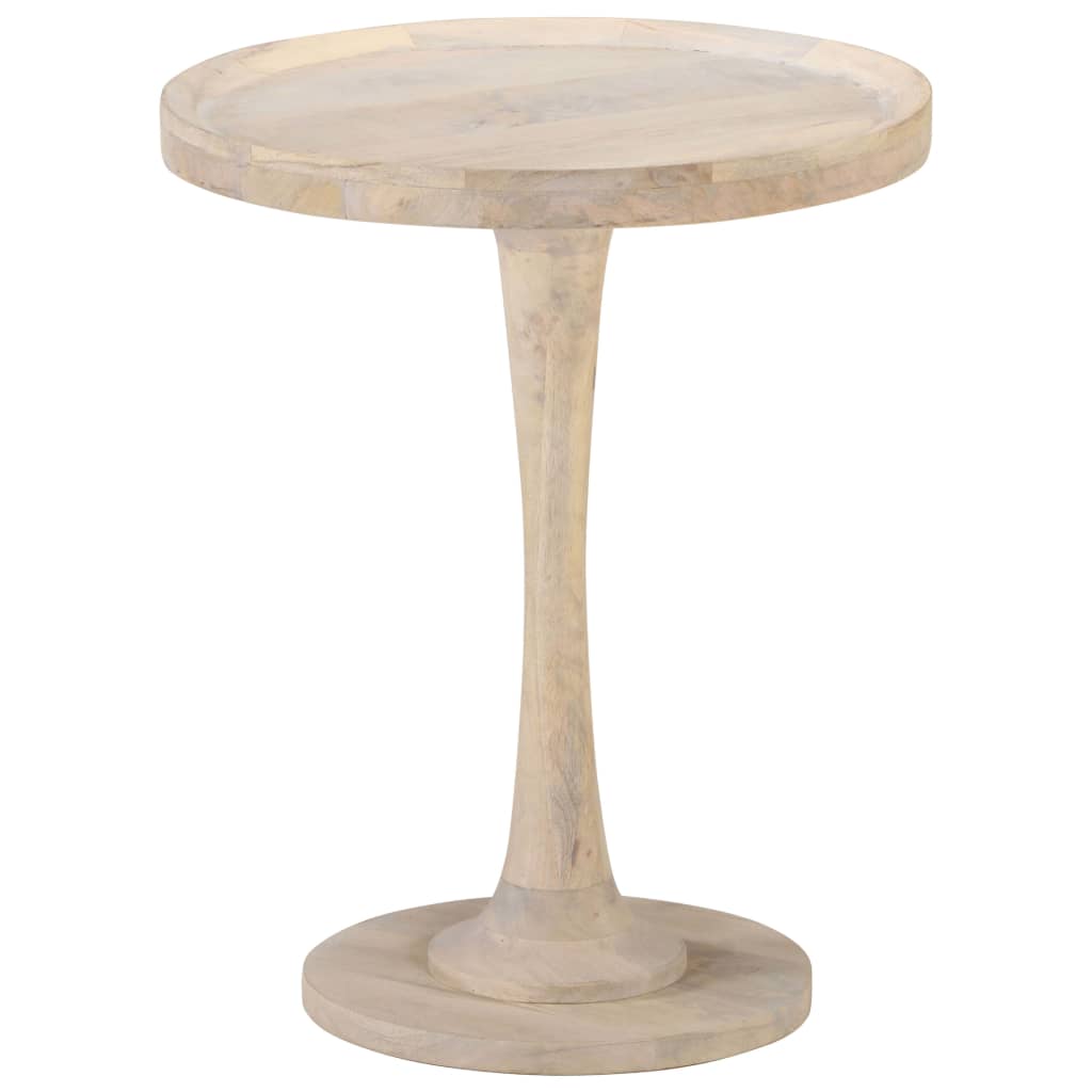 Bijzettafel Ø60x75 cm massief mangohout is nu te koop bij PeponiXL, paradijselijk wonen!