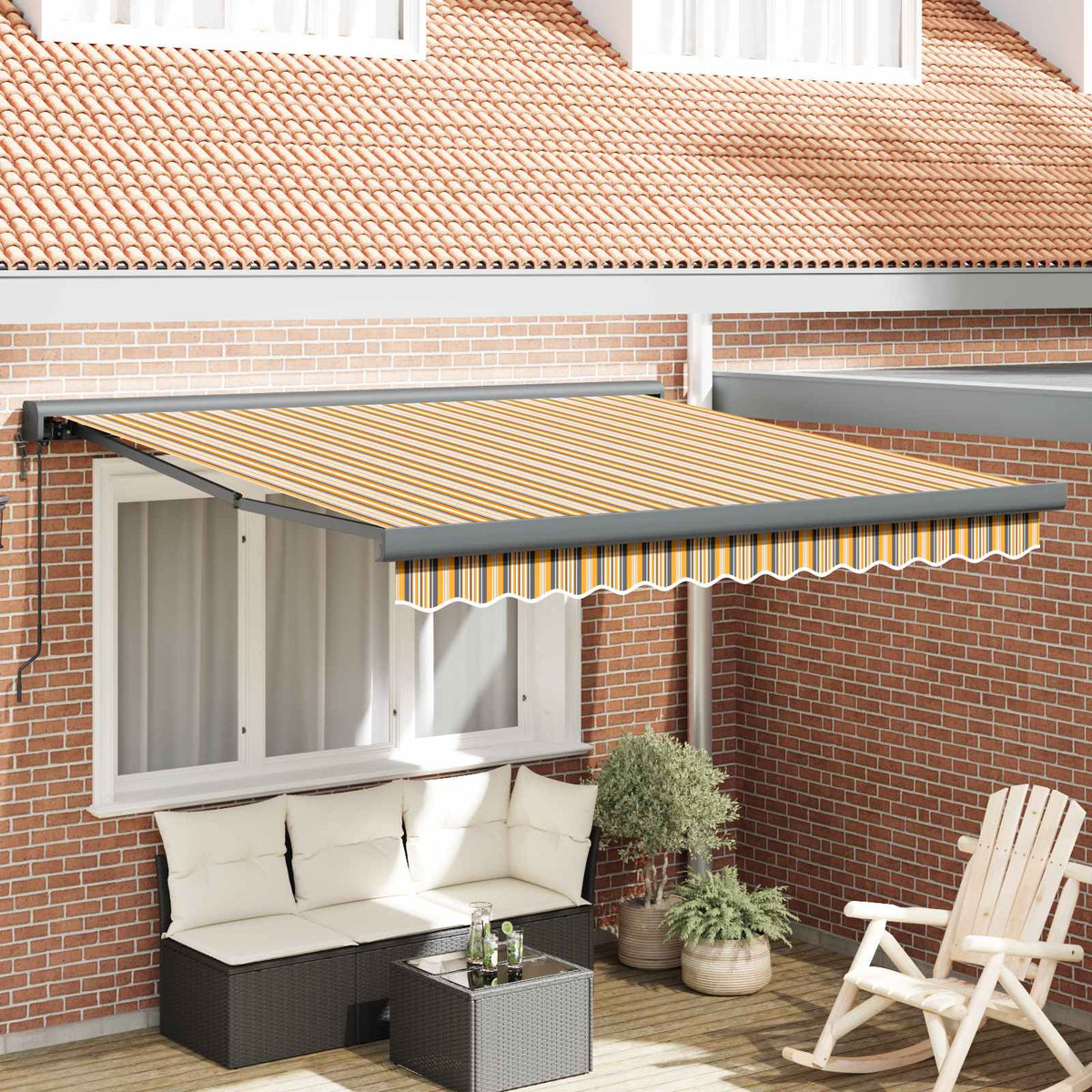 Markies Multikleur 300 x 250 x 165 cm Polyester en Aluminium is nu te koop bij PeponiXL, paradijselijk wonen!