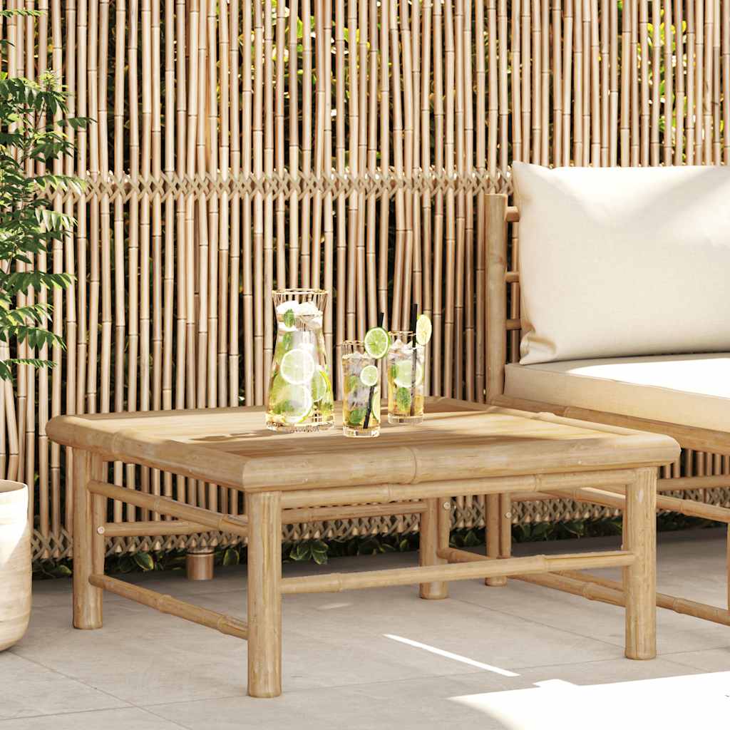 Tuintafel 65x65x30 cm bamboe is nu te koop bij PeponiXL, paradijselijk wonen!