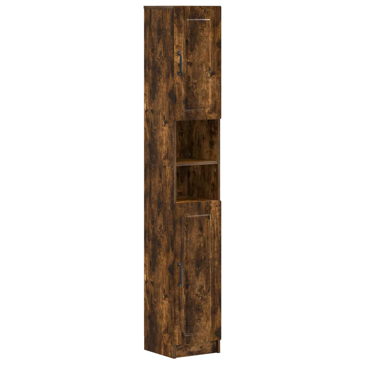 Badkamerkast met Open Plank UTRECHT Gerookt eiken is nu te koop bij PeponiXL, paradijselijk wonen!