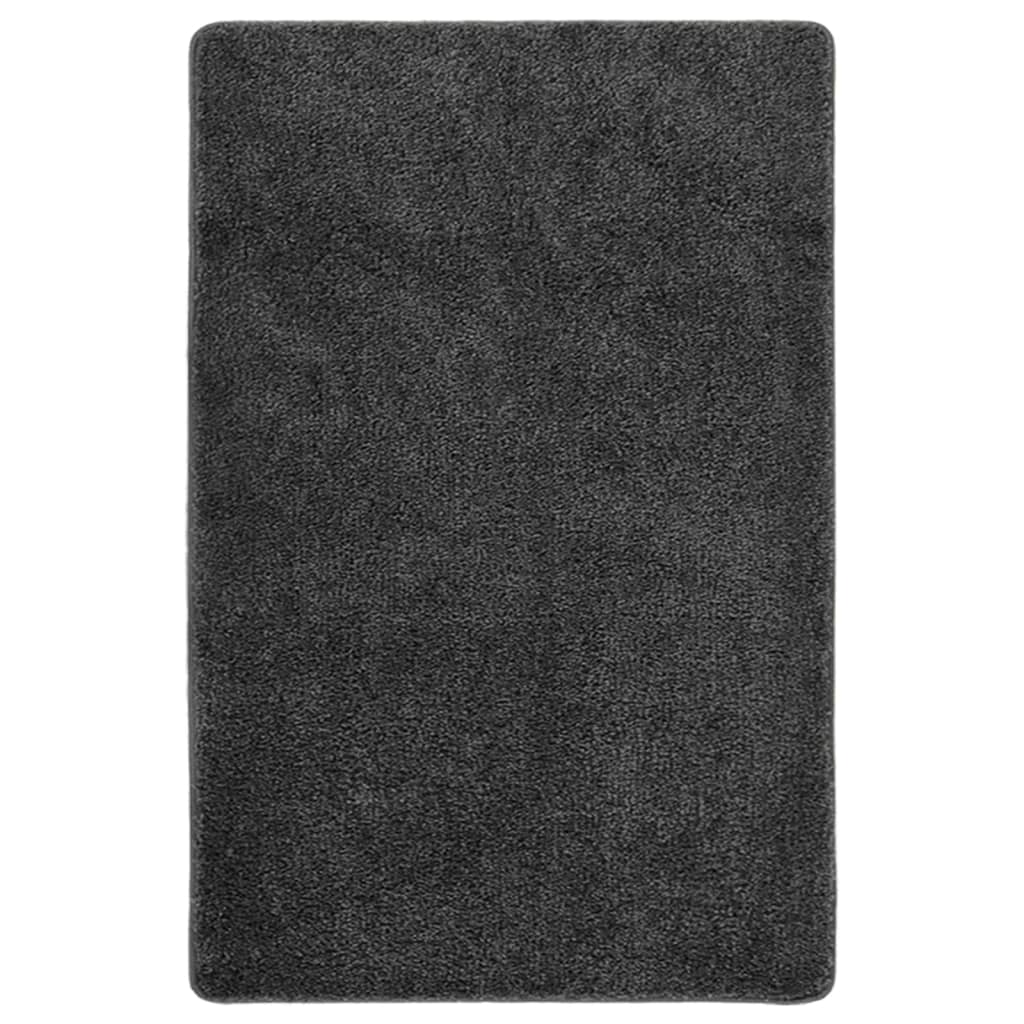 Vloerkleed shaggy anti-slip 200x290 cm donkergrijs is nu te koop bij PeponiXL, paradijselijk wonen!