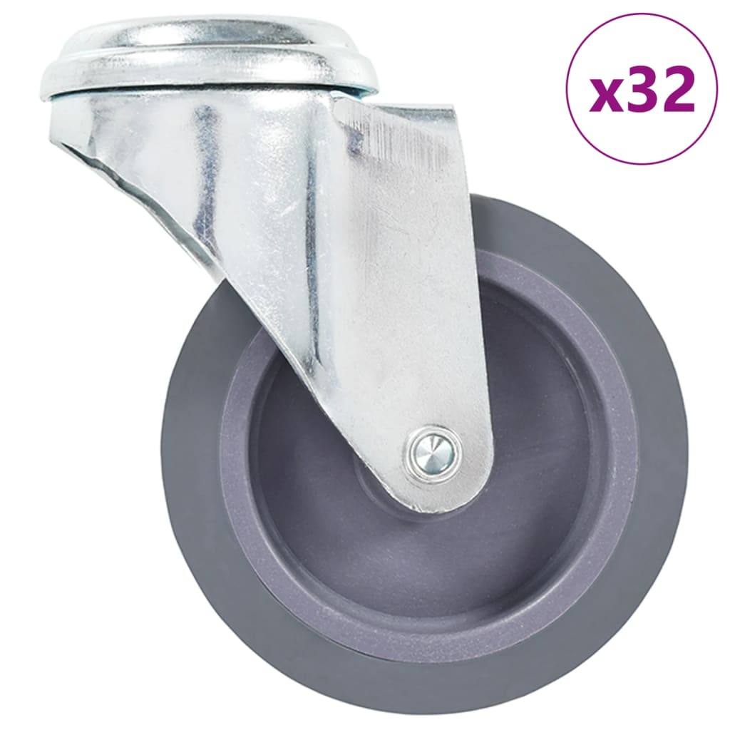 32 st Zwenkwielen met boutgaten 75 mm is nu te koop bij PeponiXL, paradijselijk wonen!