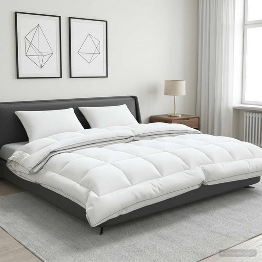 Dekbed en Kussen Set 3 st 200x220 cm 4 seizoenen 140+220 GSM is nu te koop bij PeponiXL, paradijselijk wonen!