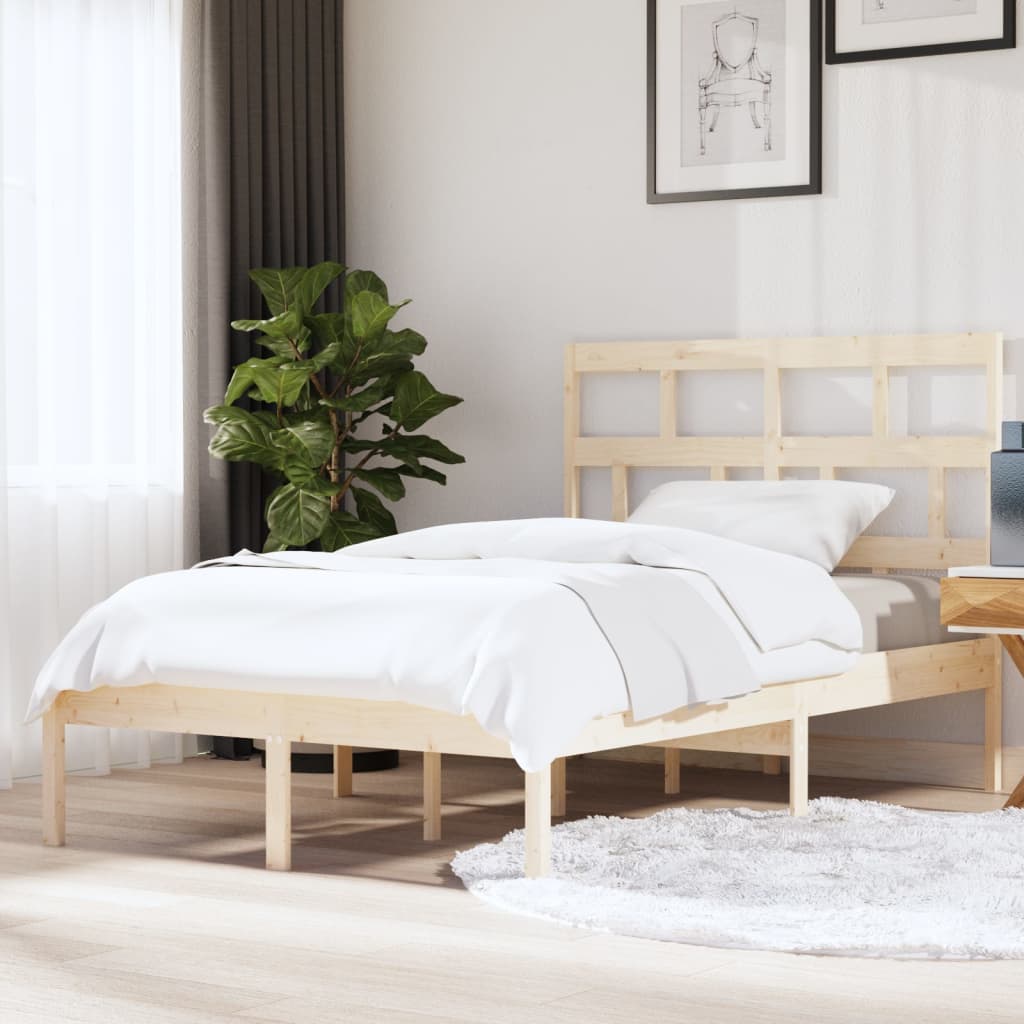 Bedframe massief grenenhout 140x200 cm is nu te koop bij PeponiXL, paradijselijk wonen!