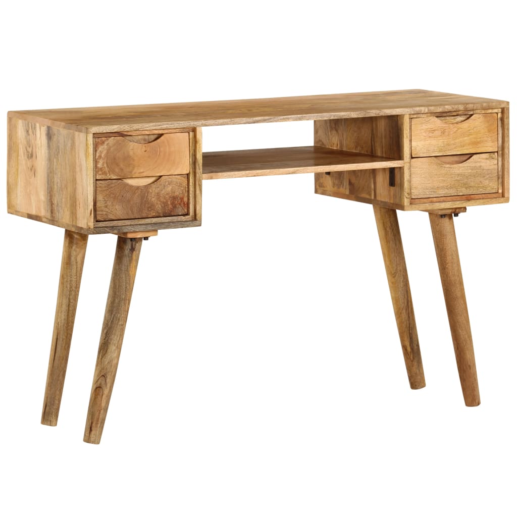 Schrijftafel 115x47x76 cm massief mangohout is nu te koop bij PeponiXL, paradijselijk wonen!