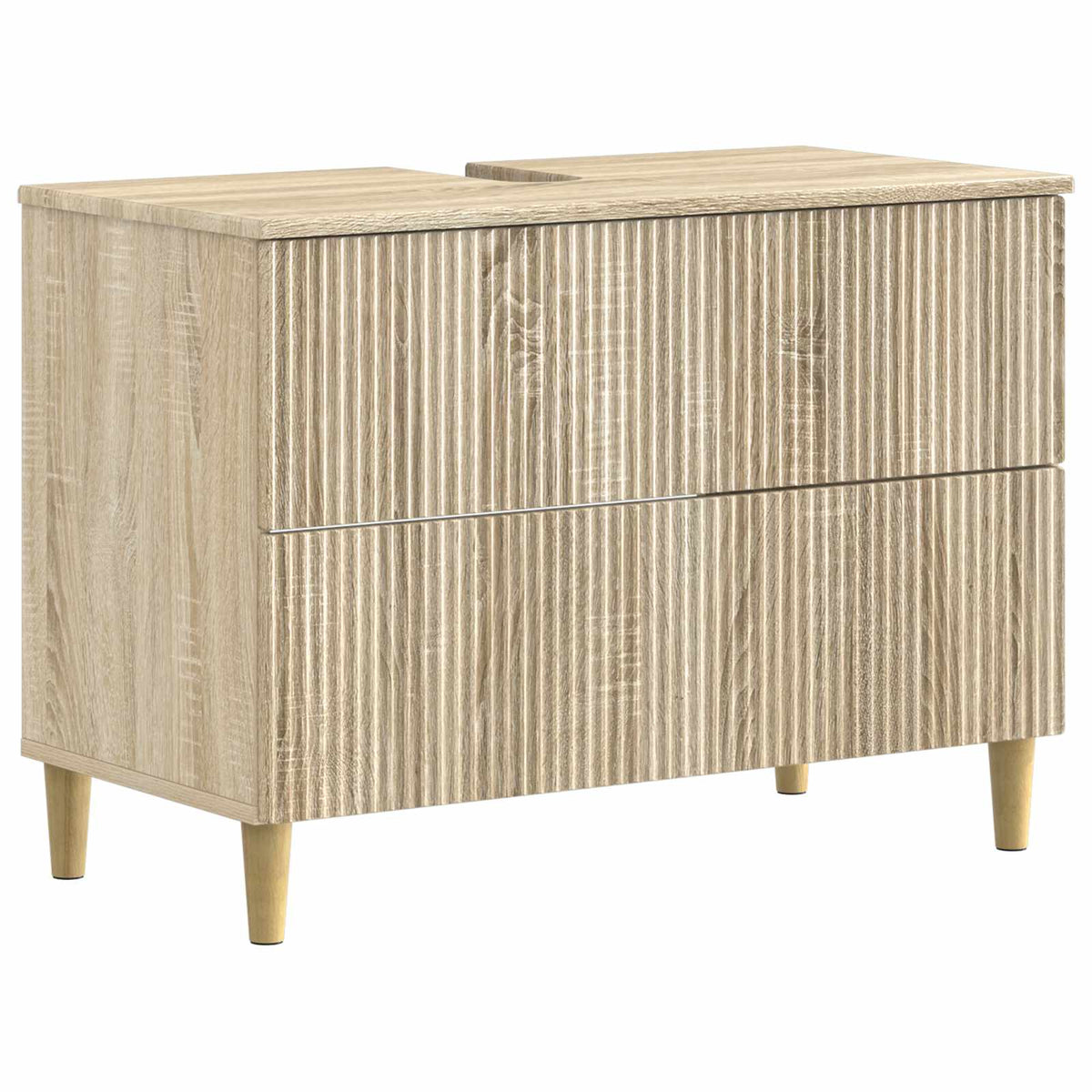Badkamer wastafelkast ARNHEM Sonoma Eiken 82 x 41 x 59 cm is nu te koop bij PeponiXL, paradijselijk wonen!