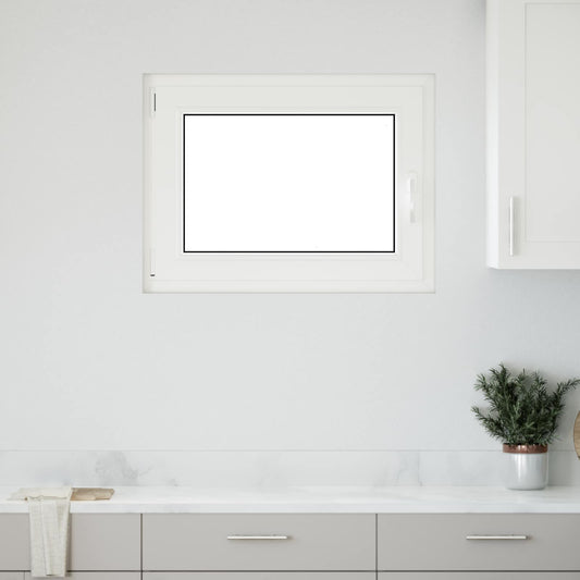 Kelderraam RISOR 80 x 70 cm PVC en glas Wit is nu te koop bij PeponiXL, paradijselijk wonen!