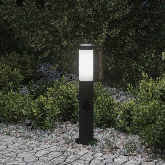 Bolderarmatuur met stopcontact 50 cm RVS IP44 is nu te koop bij PeponiXL, paradijselijk wonen!